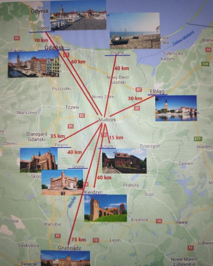 Apartament Obok Zamku Malbork Extérieur photo